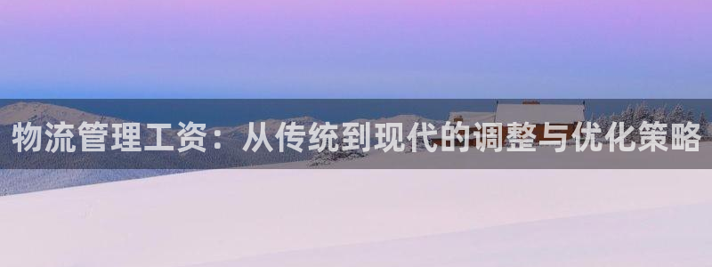 多多28官网入口正版：物流管理工资：